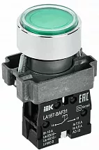 Кнопка LA167-BAF31 d=22мм 1но зел. IEK (с НДС)