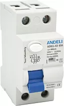 УЗО ADB1L-63 2P 25A 30mA тип AC 6kA Andeli