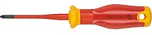 Отвертка диэлектрическая PZ1/SL5 80 мм, SLIM, S2 HOEGERT