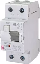 АВДТ KZS-2M C10/0.03 1+N, 30мА, тип АС, 10кА ETI