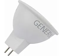 Лампа LED MR16 GU5.3 4000К 10Вт 1000Lm GENERICA