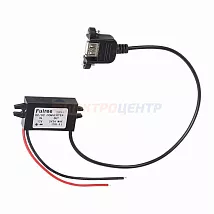 Адаптер DC 12V - гн. USB-A 5V 3A REXANT