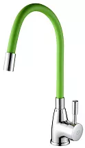 Смеситель ROEGEN RG014V для кухни, 40 мм, с гибким темнозелёным изливом