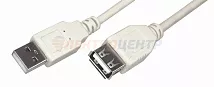 Шнур  USB-А (male) - USB-A (female)  1.8M  REXANT
