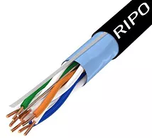 Кабель RIPO Premium FTP 4 cat 5e 24AWG Cu Fluk test  (КСВПВэ-5e 4*2*0,51) outdoor