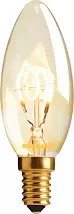 Лампа LED C35 E14 2000K 2.3Вт 125Lm Vintage Sylvania