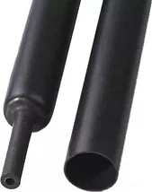 Трубка термоусаживаемая  RCKH1 8/2x1-C (чёрная) (на клеевой основе), 1метр.