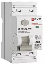 УЗО ВД-100N 16/2 30мА, тип AC, 6кА PROXIMA EKF