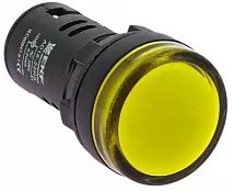 Индикатор LED желтый AD16-16HS 16 мм. 230В AC IP54 EKF
