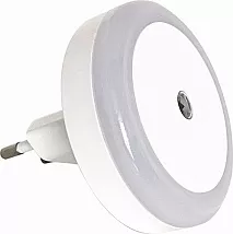 Ночник LED NL-817-S Круг 0,5Вт Белый с датчиком осв. Leek