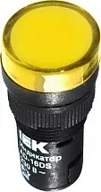 Индикатор LED AD16DS 16 мм. желтый 230В AC IP40 IEK