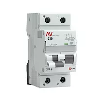 АВДТ DVA-6 C10/1+N 30мА, тип АС, 6кА AVERES EKF