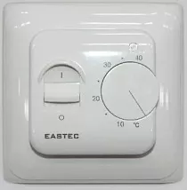 Терморегулятор EASTEC RTC 70.26 (3.5 кВт)  белый, механический, встраиваемый