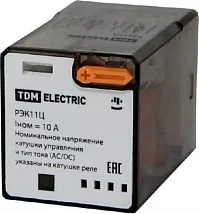 Реле РЭК11Ц/3 10А 230В AC TDM