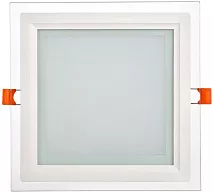 Светильник LED ДВО 1625 со стеклом квадрат 18Вт 4000К IP20 IEK