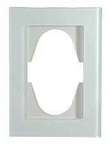 Рамка для двойной розетки белая (стекло) G50-6W AWSPRODUCTS