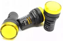 Индикатор LED желтый ND16-22DS/2 24В АС/DC IP65 CHINT