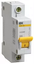 Автоматический выключатель ВА47-29 C3/1 4,5кА IEK