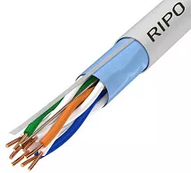 Кабель RIPO FTP4 CAT5E 24AWG Cu Indoor Ripo, 305м.,Fluke test 0.46
