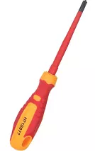 Отвертка диэлектрическая PZ2/SL6 100 мм, SLIM, S2 HOEGERT