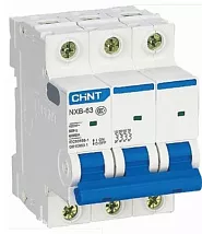 Автоматический выключатель NXB-63S C25/3 4.5кА CHINT