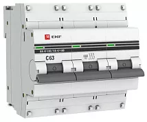 Автоматический выключатель ВА 47-100 C63/3 10кА Proxima EKF