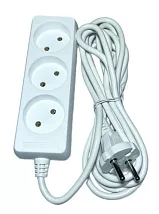 Удлинитель бытовой 3гн. 1,5м б/з ПВС 2x0,75mm2 AWS-H03-1,5 AWSPRODUCTS