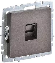 Розетка RJ45 (1-я cat. 5e) темная бронза BRITE IEK
