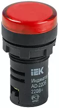 Индикатор LED красный AD22DS 230В AC IP40 IEK