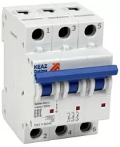 Автоматический выключатель BM63-C32/3 6кА КЭАЗ