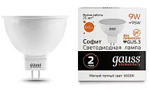 Лампа LED MR16 GU5.3 3000К 9Вт 640Лм Elementary Gauss