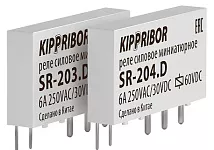 Ультратонкое реле SR-203.D 24DC, 1CO, 6A KIPPRIBOR