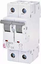 Автоматический выключатель ETIMAT6 C6/2 6кA ETI