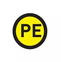 Наклейка "PE" (d20мм.) EKF PROxima
