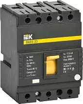 Автоматический выключатель ВА88-33 160А/3 35кА IEK