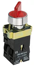 Переключатель LAY5-BK2465 2 пол. крас. 1но, IP40 IEK (без НДС)