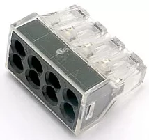 Клемма 8 отверстий 0,75-2,5 24А (СМК 773-328) (IEK)