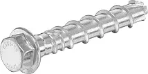 Анкер-шуруп 8*100 шестигранная головка TUS-H цинк (1шт.) (Tech-KREP)
