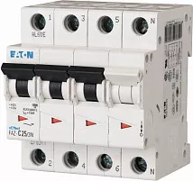 Автомат FAZ-C  1,6/3N (C) 1,6A 3+N, 15кА