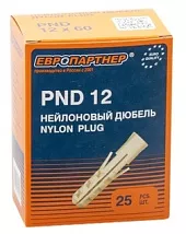 Дюбель двухраспорный 12*60 полипропилен Чапай (25 шт.) (Стройбат)
