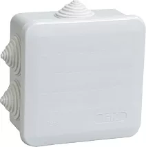Коробка распред. о/п 100х100х50 IP44 СЕРАЯ 6 сальников КМ41255 IEK (48)