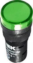 Индикатор LED AD16DS 16 мм. зел. 230В AC IP40 IEK