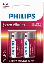 Батарейка LR14 POWER PHILIPS BL-2