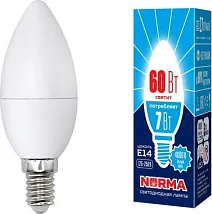 Лампа LED C35 E14 4000K 7Вт 600Lm Uniel