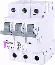 Автоматический выключатель ETIMAT6 D63/3 6кA ETI