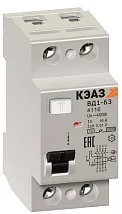 УЗО ВД1-63-2255 25/2 30мА, тип AC, 4,5кА КЭАЗ