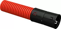 Труба гофр. двустенная ПНД 75 мм КРАСНАЯ с зондом IEK (50м)