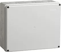 Коробка распред. о/п 240х195х90 IP44 СЕРАЯ 5 сальников КМ41271 IEK (6)
