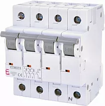Автоматический выключатель ETIMAT6 C16/3N 6кA ETI