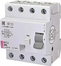 УЗО EFI6-P2 40/4/0.03 30мА, тип АС, 6кА ETI